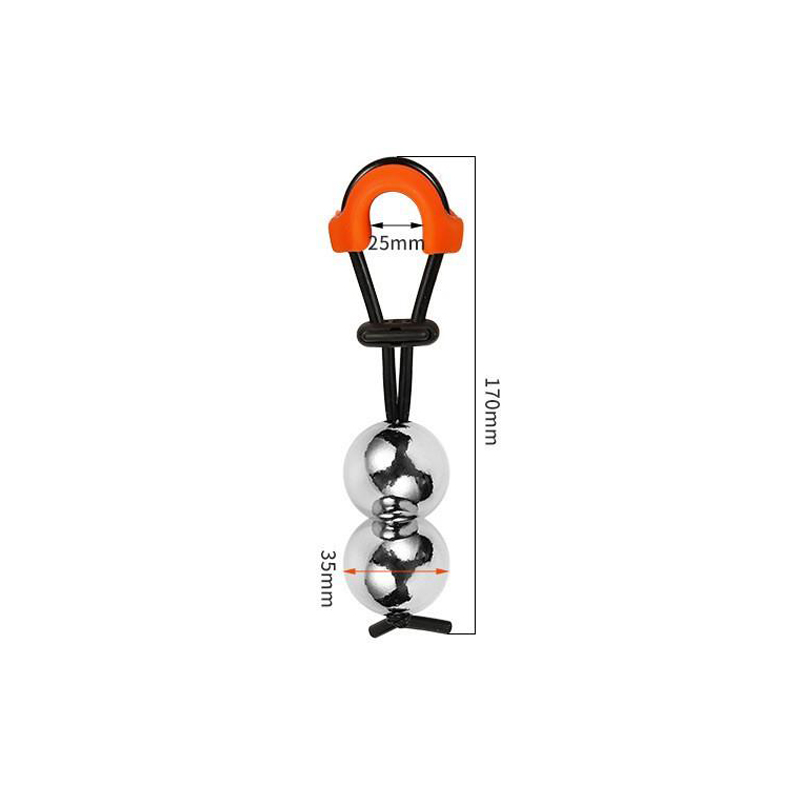 Металл жыныс зембіл-қос шар (φ35мм)