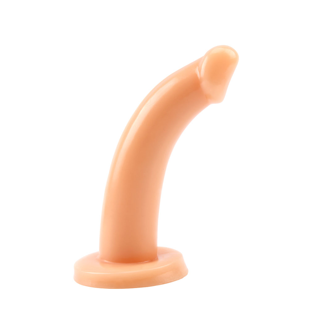 Силикон сақиналары бар TPE Soft Dildo Starp On